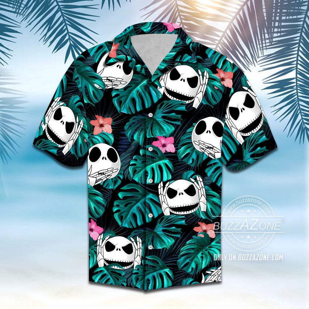 Nightmare Hawaii Jack Skellington Shirt Perfect Gift Idea Funny Custom Gg Ha28695