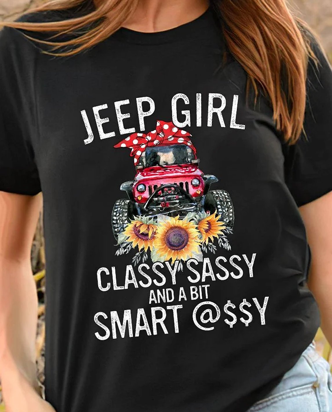 Jeep Girl T-Shirt, Classy Sassy Shirt, And A Bit Smart Shirt, Jeep Girl Best Gift, Jeep Lover Gift Shirt, Black Queen Gift Shirt, Woman Tee