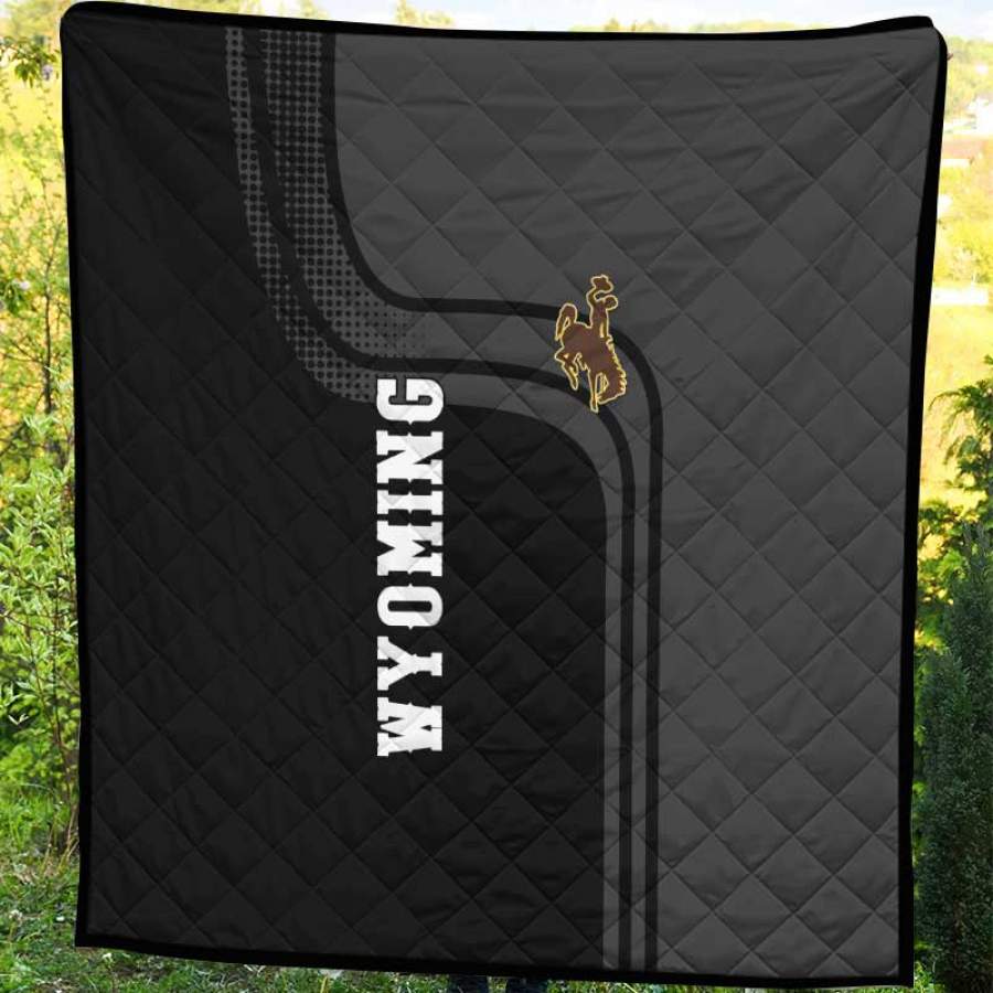 Wyoming Cowboys Best Design Ever In Gray Personalized Custom 3D Full Print Blanket