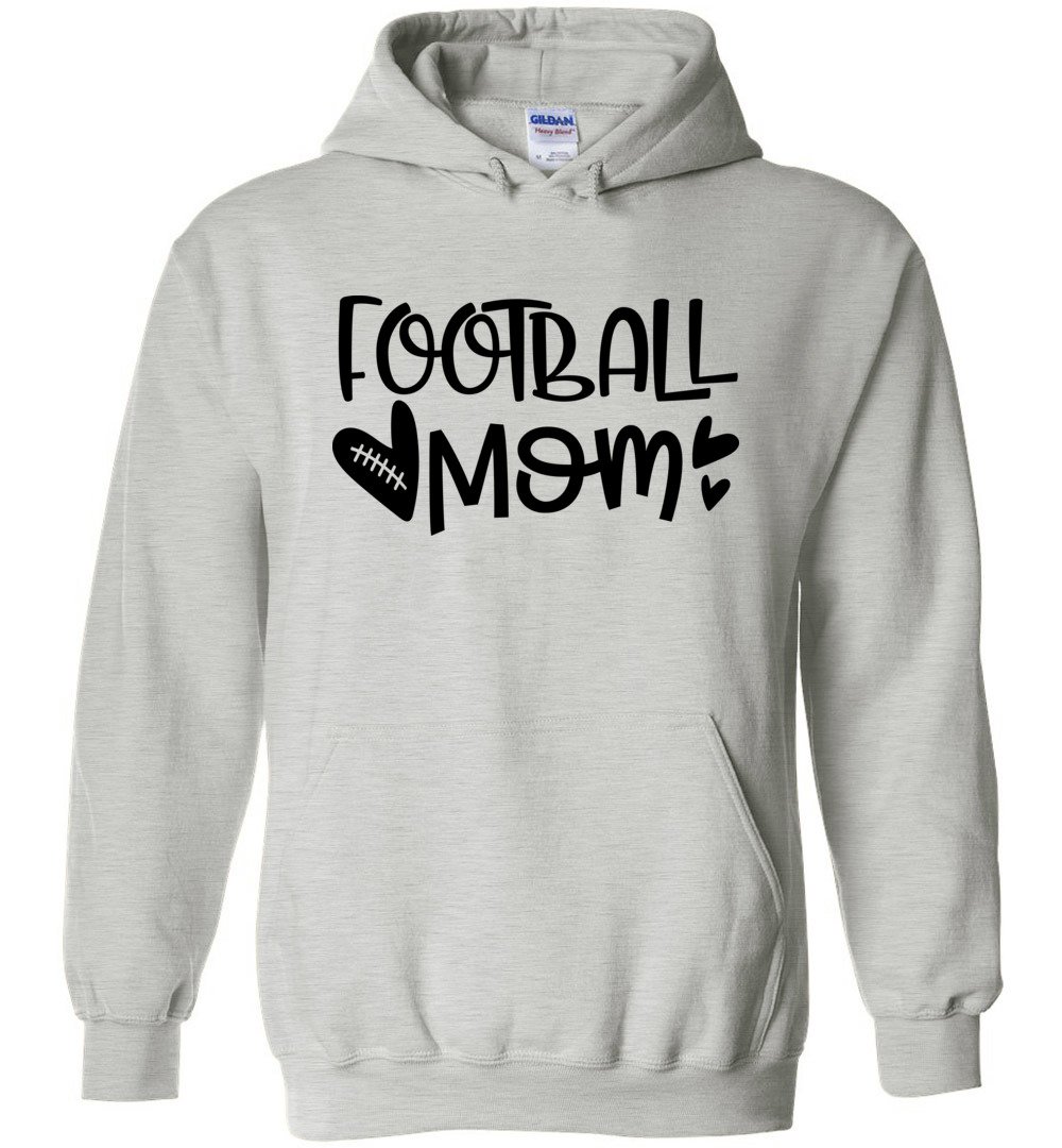 Cute Personalized Football Mom Hoodies