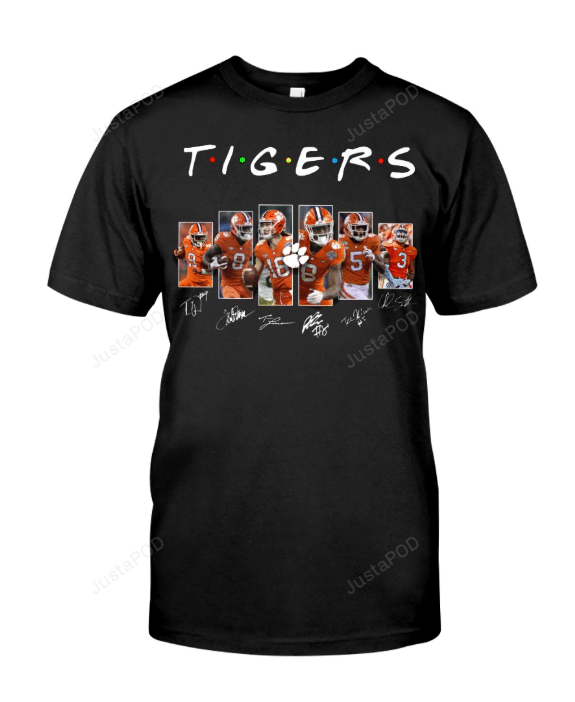 Clemson Tigers Member Signatures For Tigers Fan Shirt Tshirt For Fan