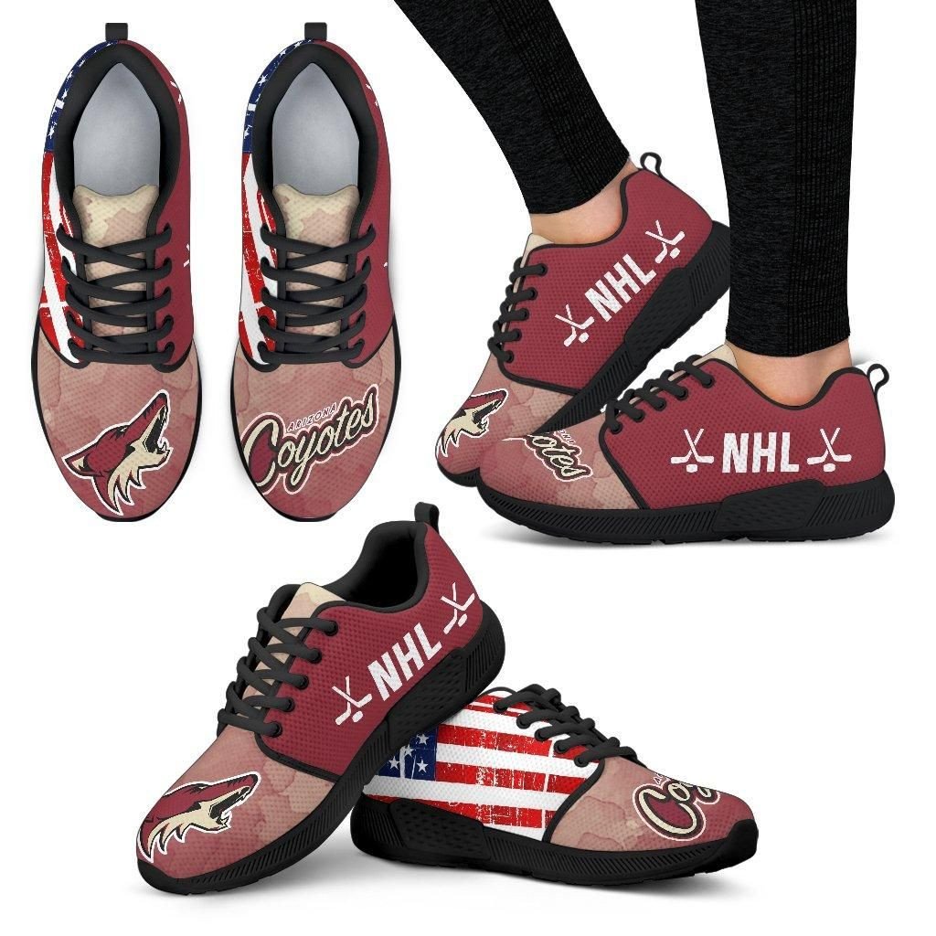 Arizona Coyotes Sneakers Simple Fashion Shoes Athletic Sneaker Running Shoes For Men Women