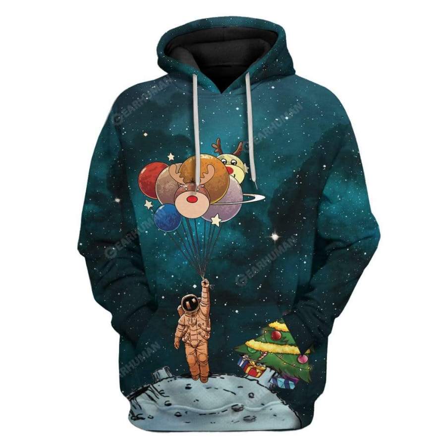 Lonely Christmas In Space Custom Tshirt Hoodies Apparel