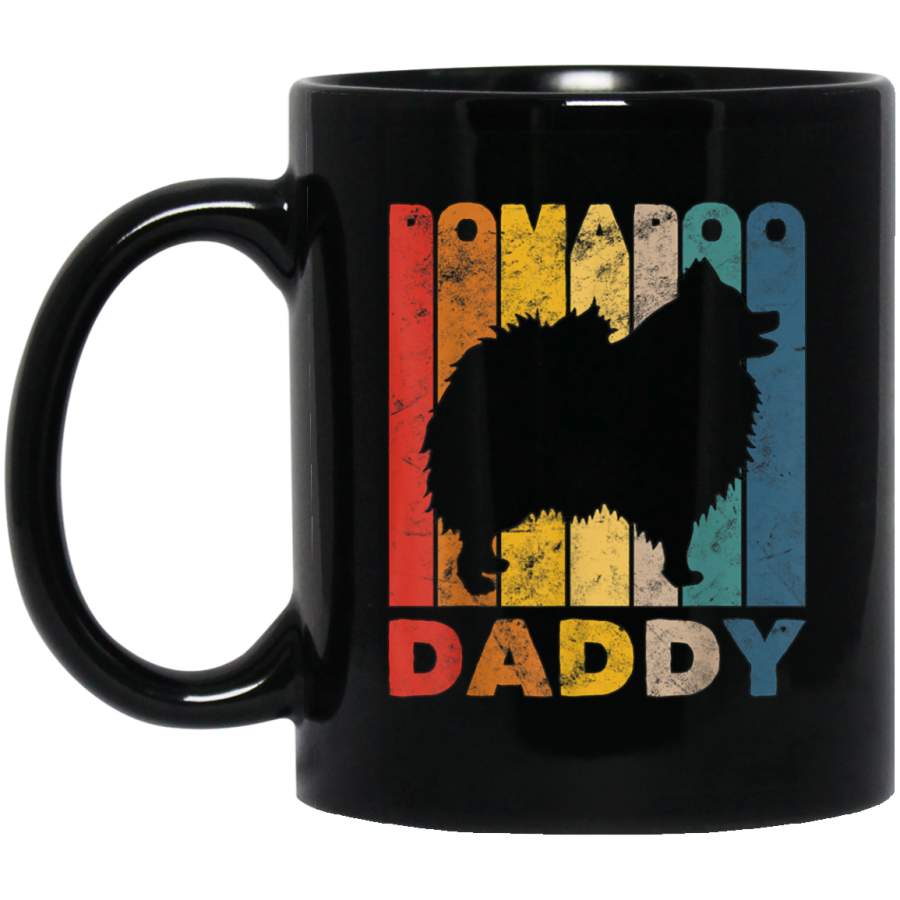 Pomapoo Dad Mug For Men Pomeranian Poodle Vintage Dog 90s Mug