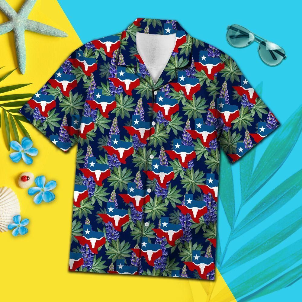 Aloha Shirt Texas Longhorn Bluebonnet Ty2007 – Hawaiian Shirt