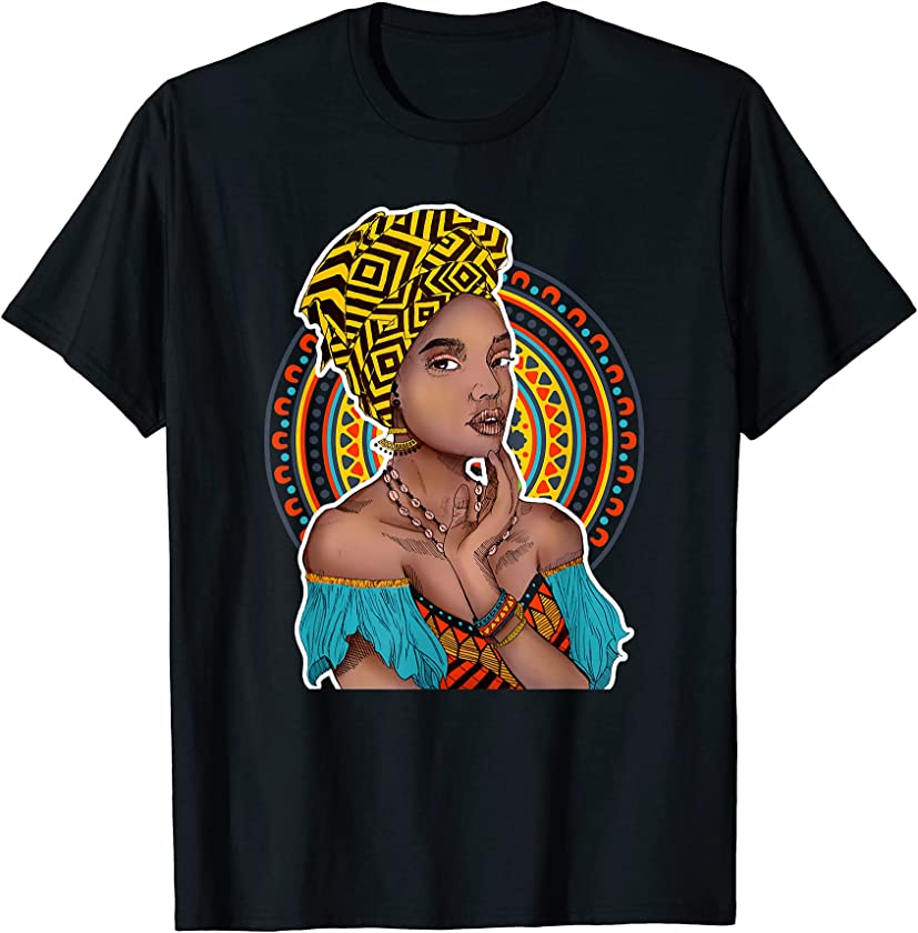 Strong Black Woman – African Woman Black Pride T-Shirt