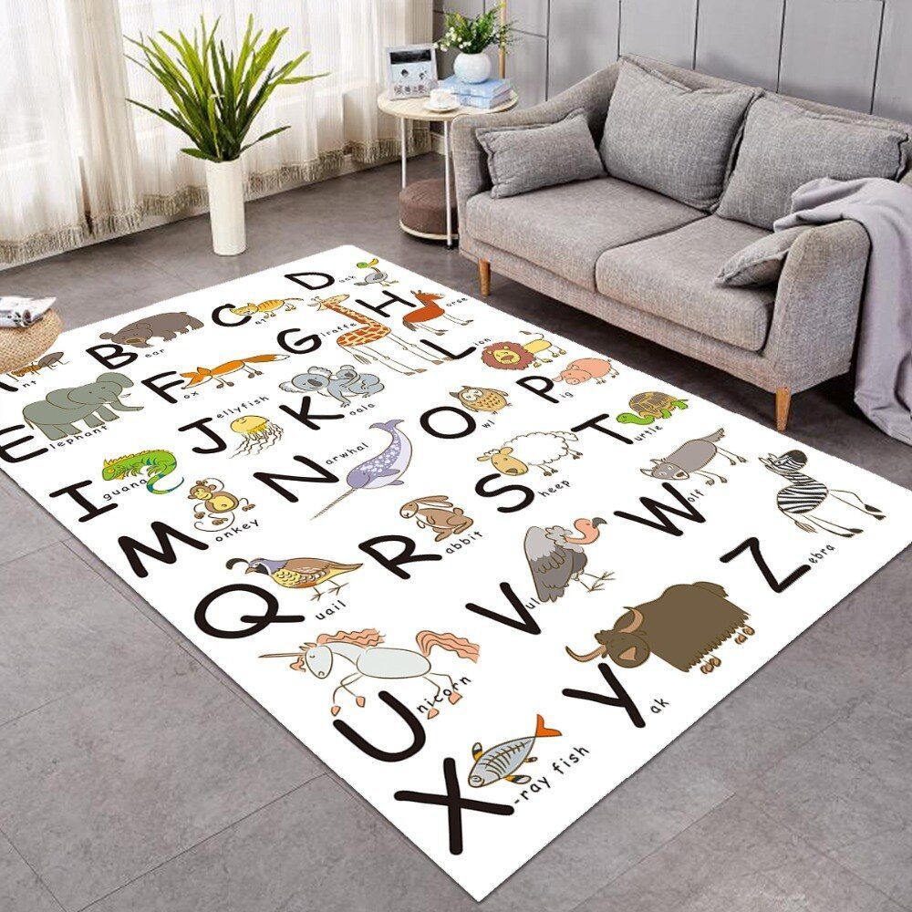 Alphabet Animal CLP0711003M Rug