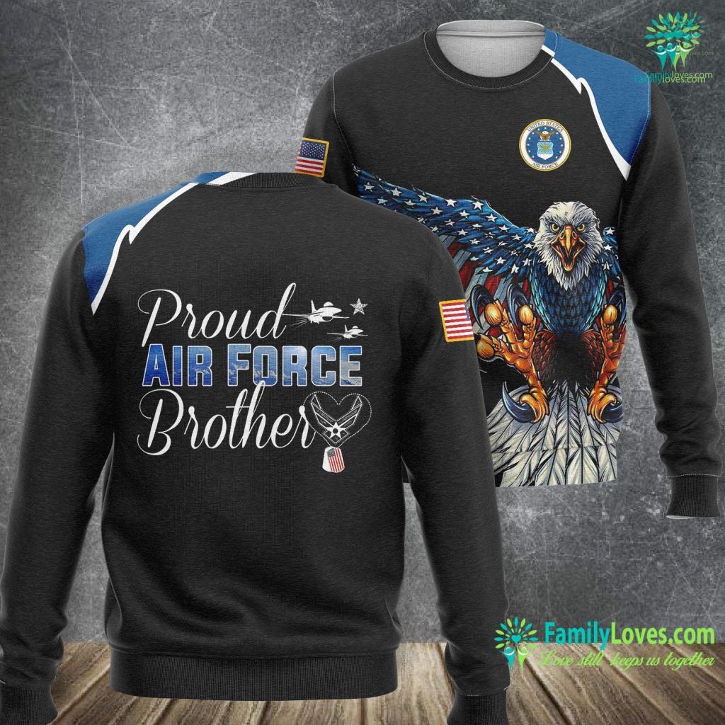 Tiger Stripe Air Force Air Force Brother Proud Air Force Brother Gift Air Force Sweatshirt All Over Print