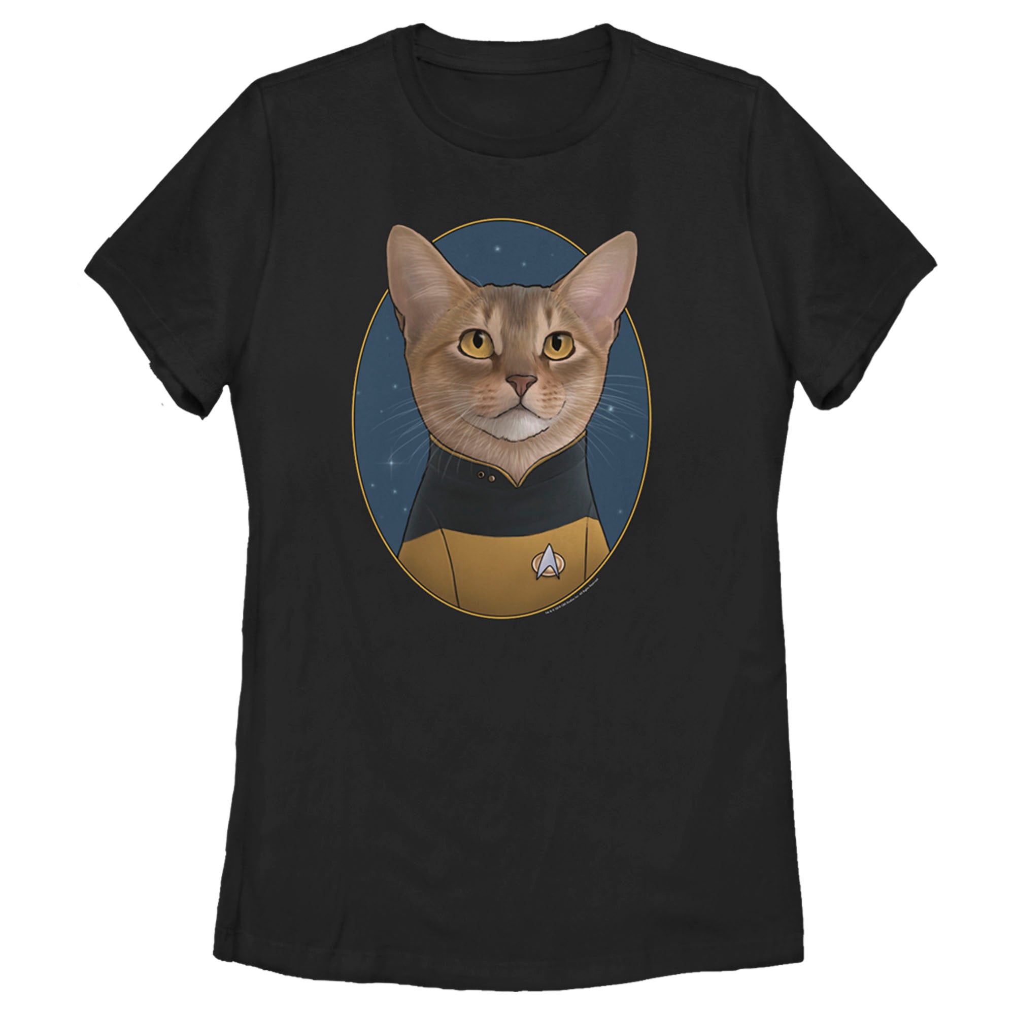 Women’S Star Trek: The Next Generation Lieutenant Barclay Cat T-Shirt