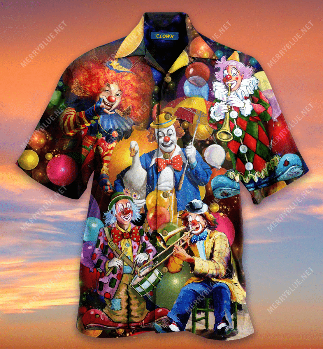 More Clown Less Hawaii Shirt Ha103021