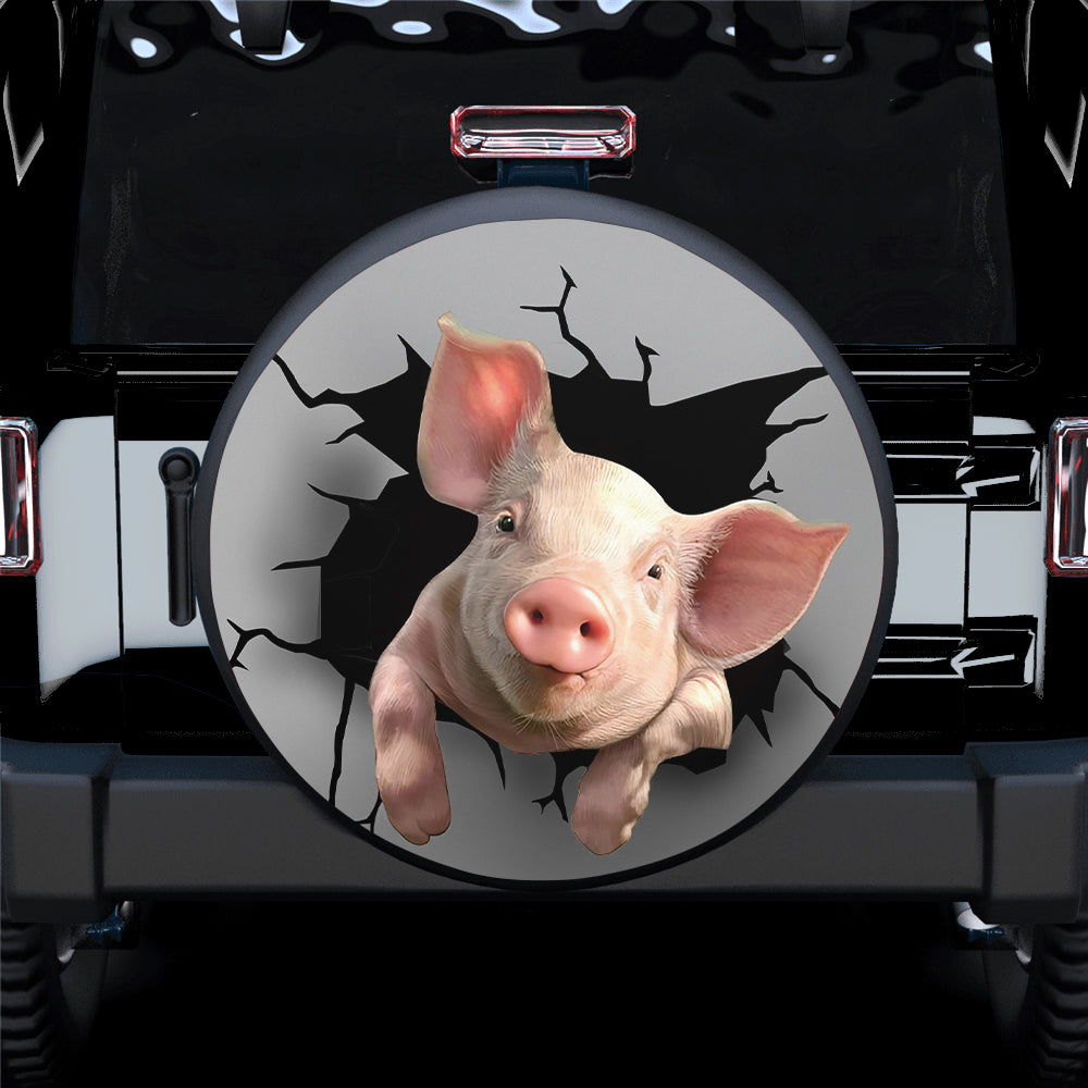 Pig 3D Funny Jeep Funny Spare Tire Covers Gift For Campers