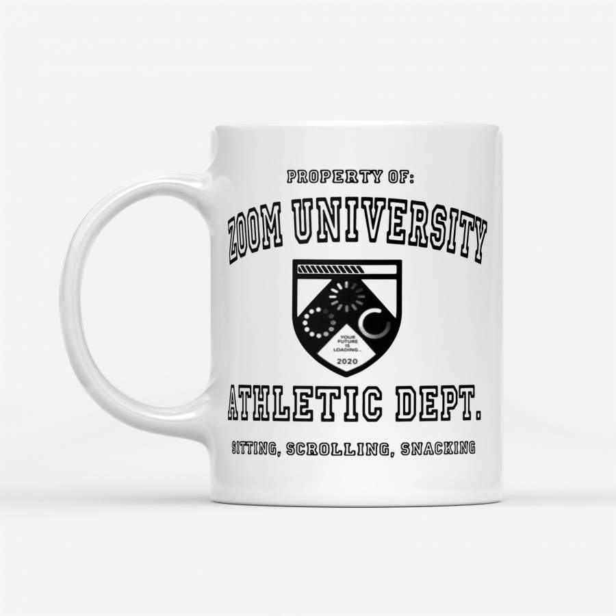 Zoom University Athletic Department – White Mug