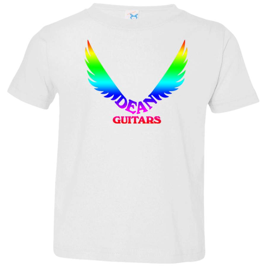 AGR Dean Guitars Logo Rainbow Toddler Jersey T-Shirt