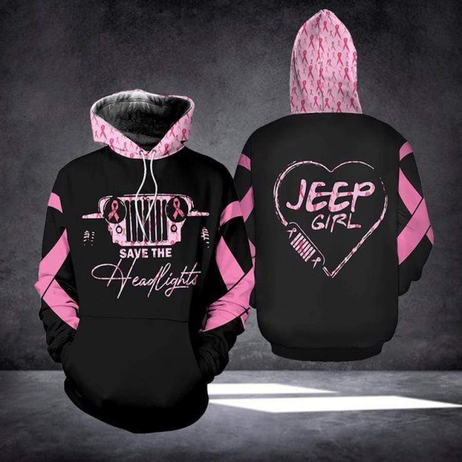 Jeep Girl Save The Headlights Hoodie 3d all over print