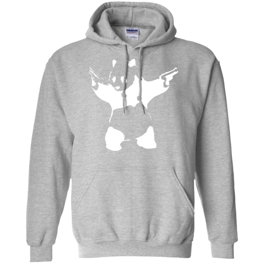 Banksy’s Panda Holding Duel Guns Hoodie