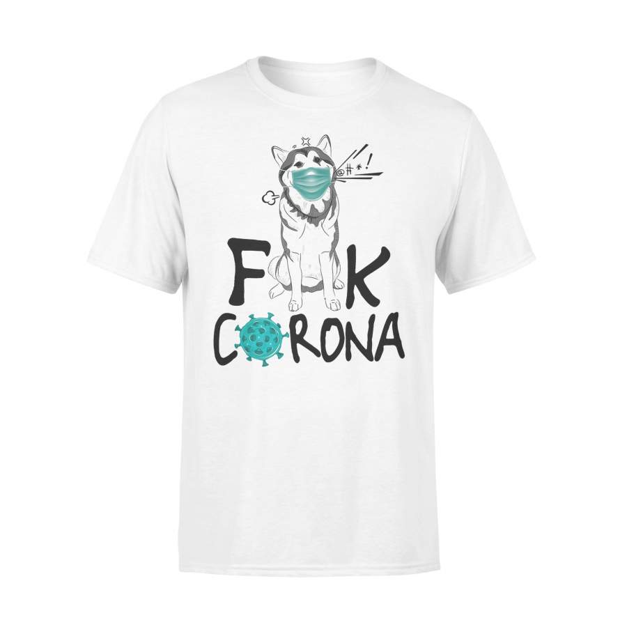 Husky Prevent Fuck Coronavirus 2020 T-shirt