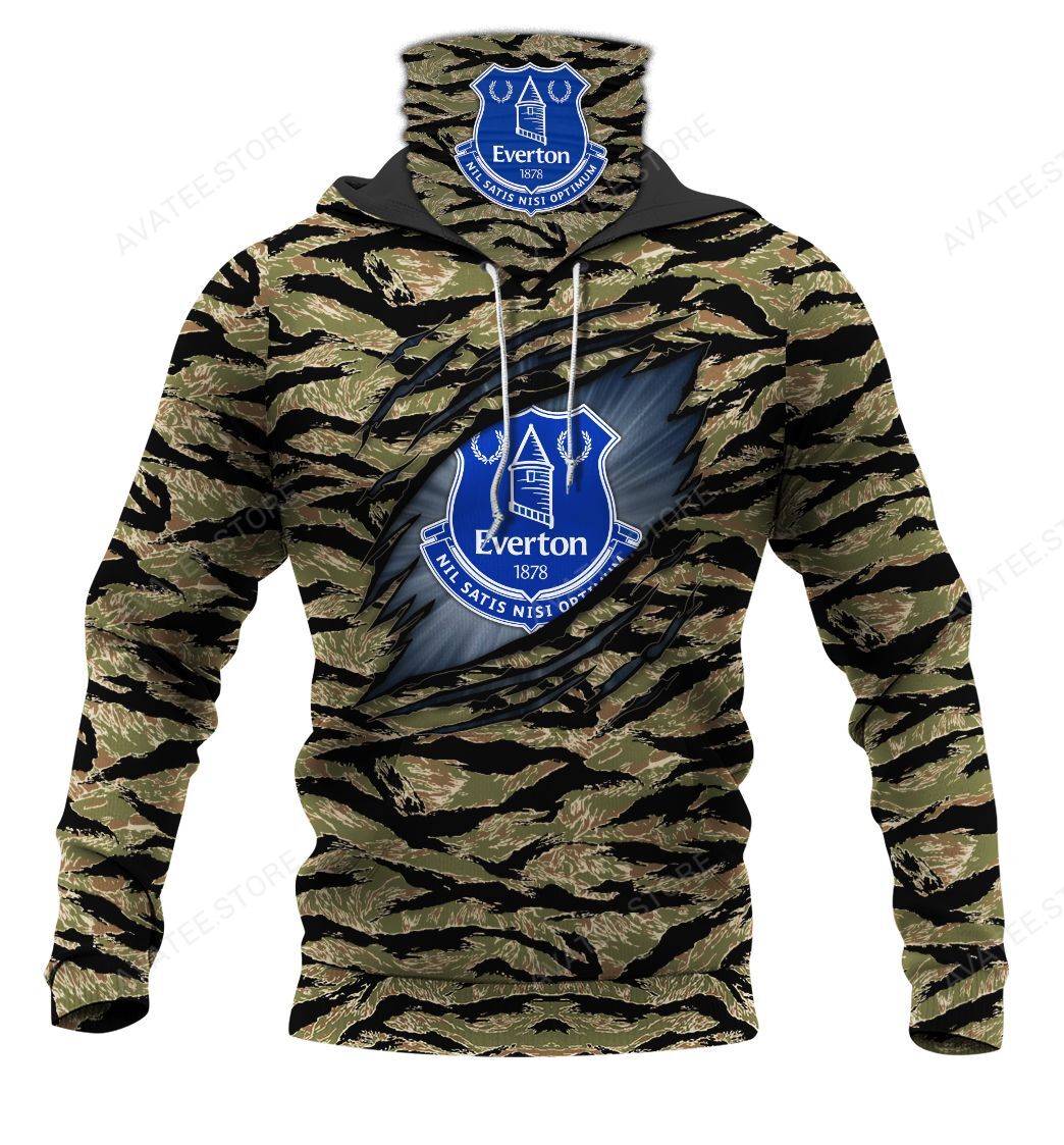 08Everton005 | Tiger Camouflage | CUSTOMIZE YOUR NAME & NUMBER | HOT SALE 3D PRINTED