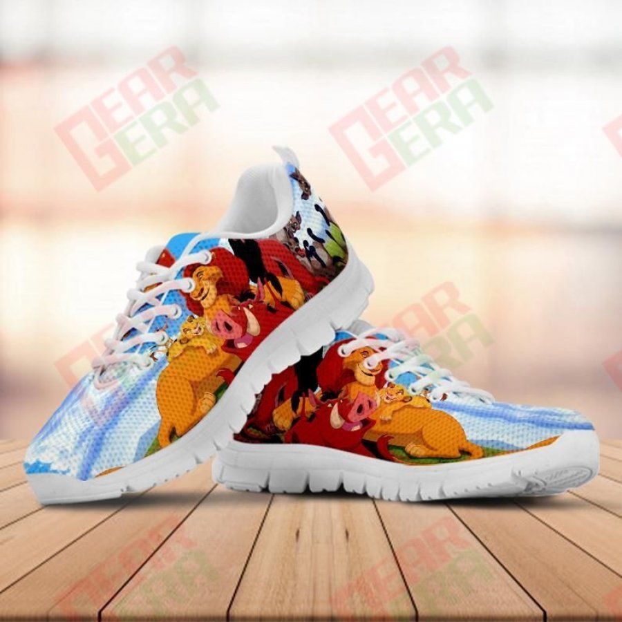 The Lion King Disney Sneakers Mens Womens Custom Graphic Shoes Boys Girls Gifts Idea GE021