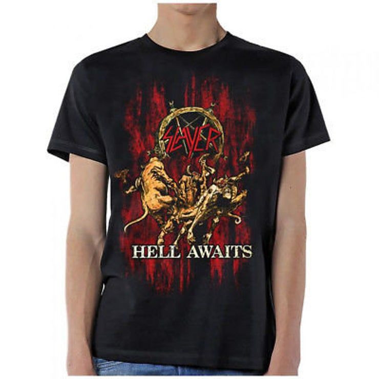 Slayer Hell Awaits Album Cover Shirt