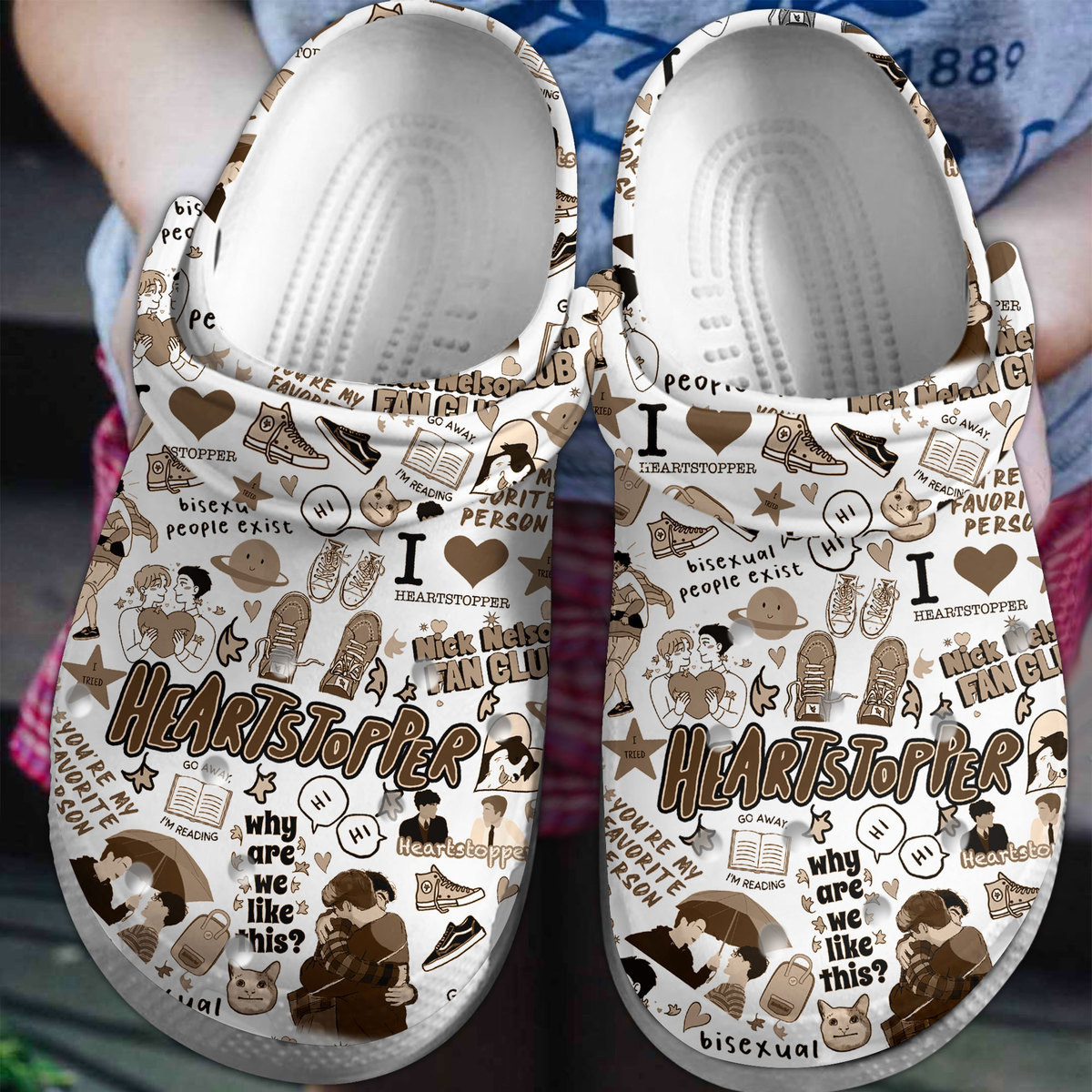 Heartstopper Tv Series Crocss Clogs For Men Women And Kid Bm1411-1572