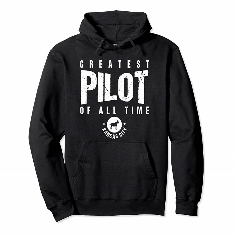 KC Greatest Pilot of All Time Kansas City Pilots Day Goat Pullover Hoodie, T Shirt, Sweatshirt