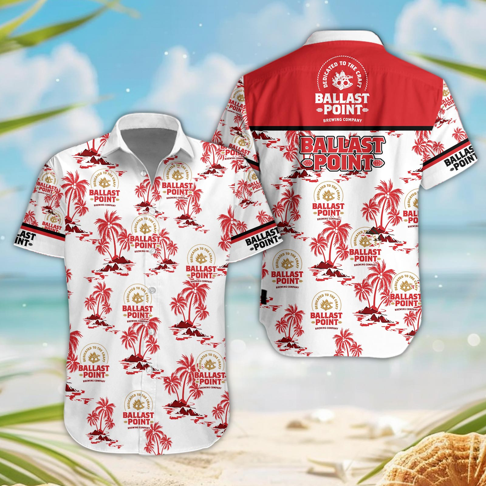Ballast Point Brewing Company Hawaiian Shirt