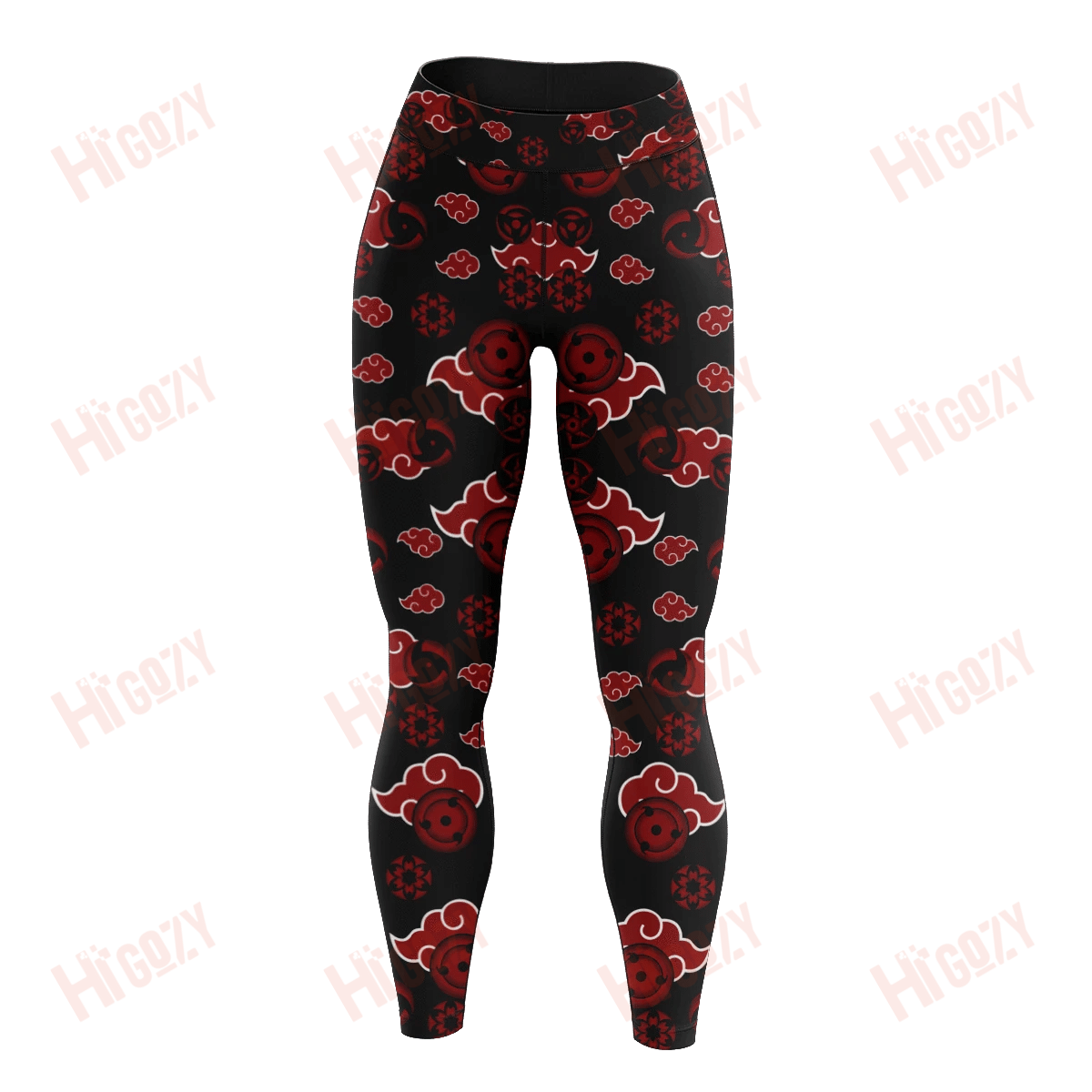 Akatsuki Sharingan Unisex Tights Leggings, Naruto Legging Workout Cropped Tank Top High Waisted Leggings, Cute Outfits With Leggings – Tac196