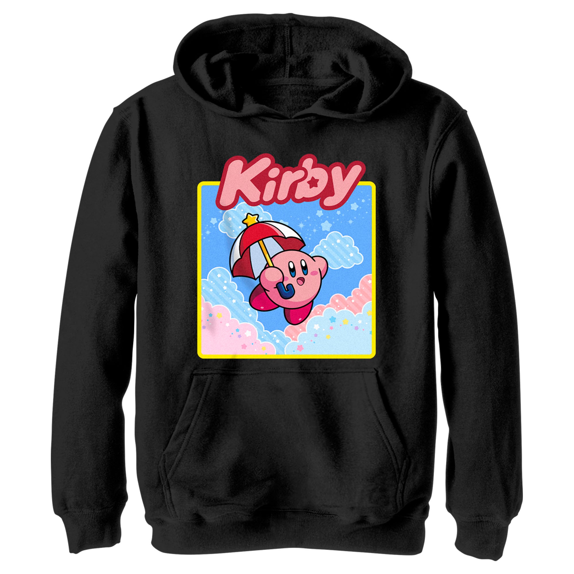 Boy’S Nintendo Kirby Flying Portrait Pull Over Hoodie