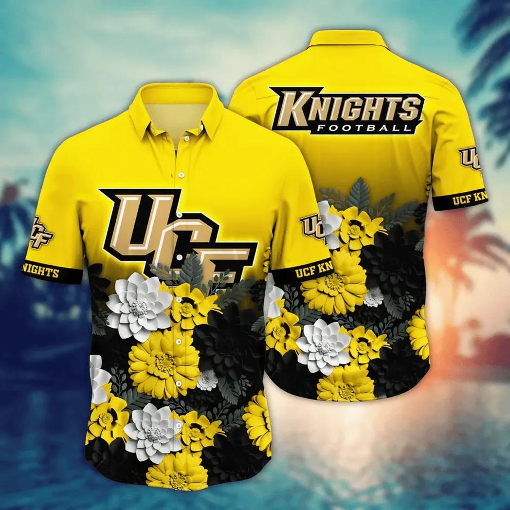 Ucf Knights Ncaa Flower Aloha Hawaiian Shirt 13, Ncaa Hawaiian Shirt