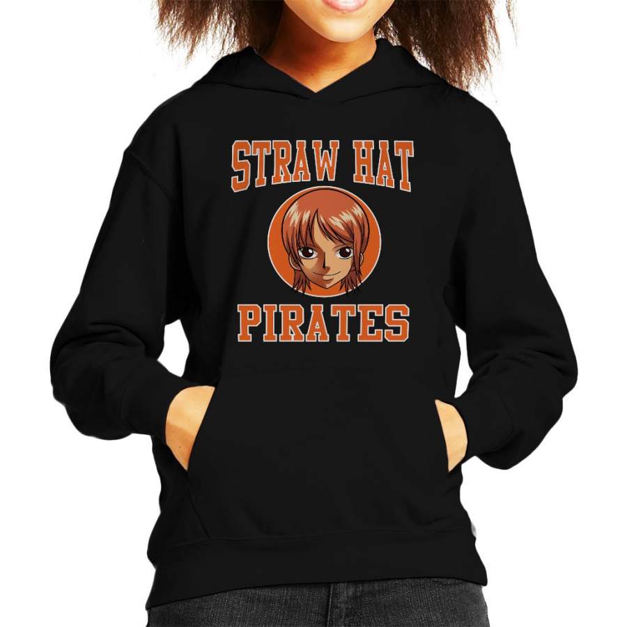 Straw Hat Pirates Nami One Piece Kid’s Hooded Sweatshirt
