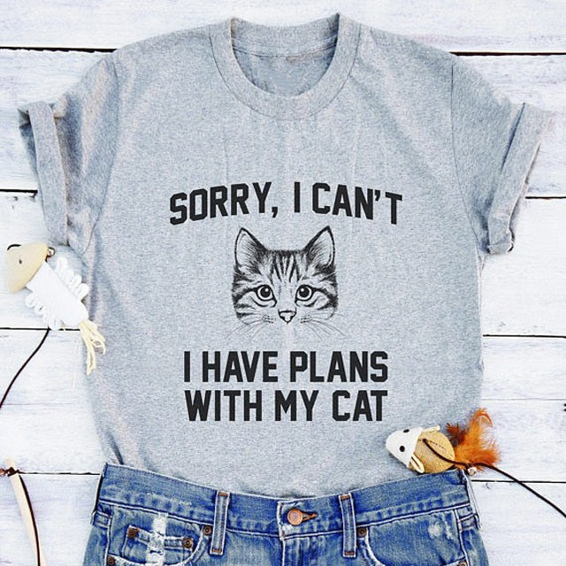 Funny Cat T-Shirt - ReadingLLC