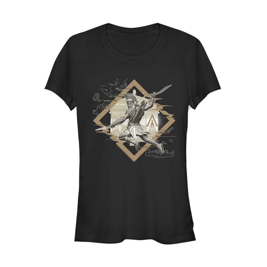 Assassin’s Creed Junior’s Odyssey Alexios Glitch  T Shirt