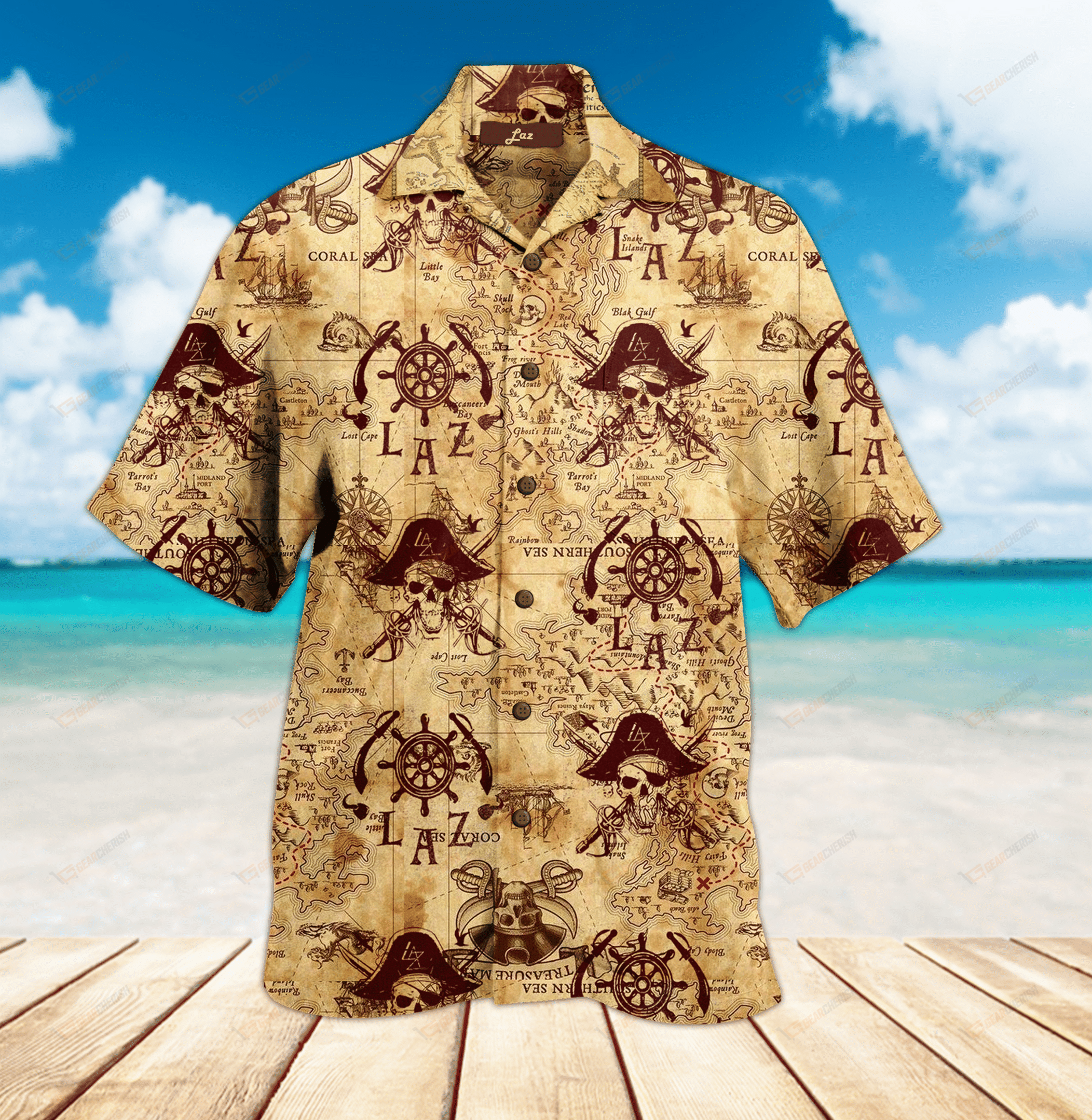 Unisex Cp Pirate Hawaii Shirt Ha84303