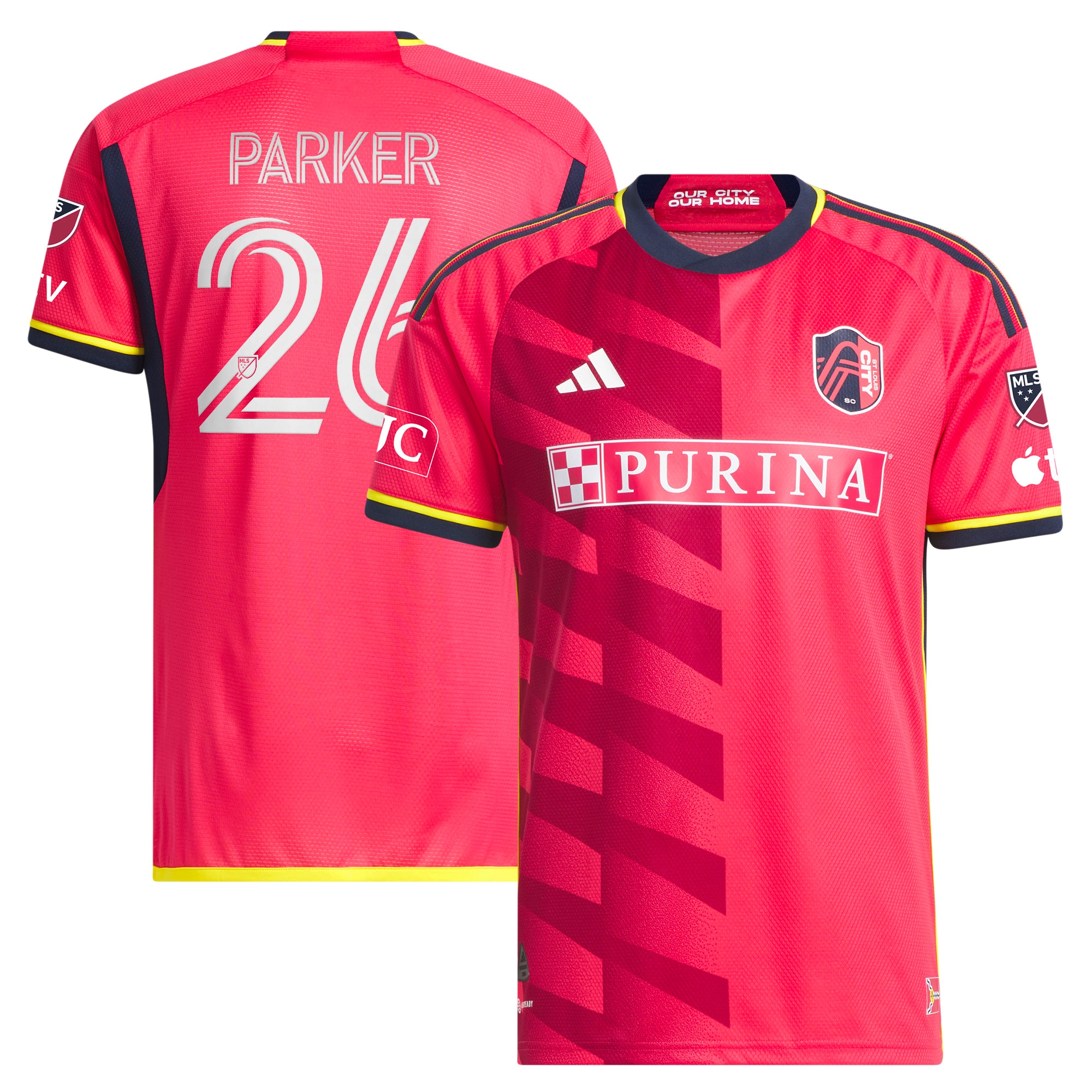 Tim Parker St. Louis City SC 2023 The Spirit Kit Authentic Jersey – Red