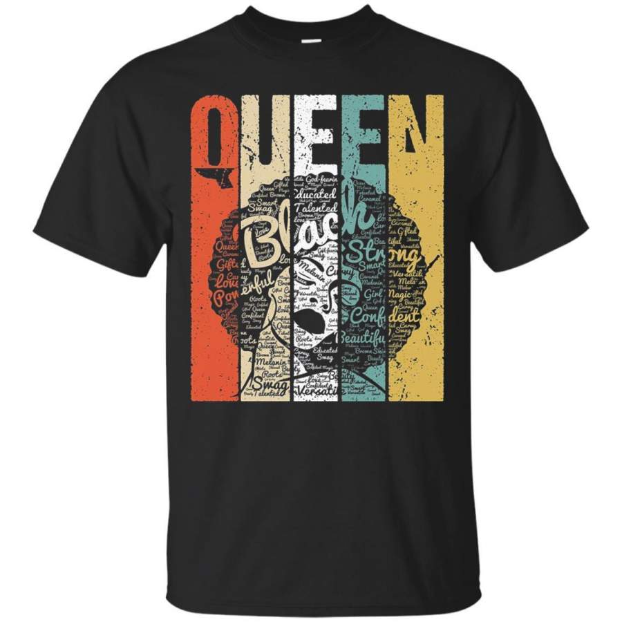 Black Queen T-shirts for Melanin Popping Girls