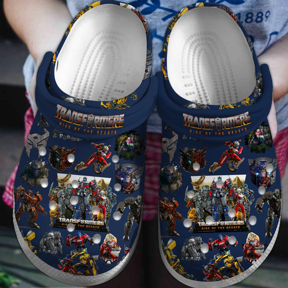Transformers Rise Of The Beasts Movie Crocss Crocband Shoes Clogs Comfortable For Men Women And Kids C6Ijgnyu-1