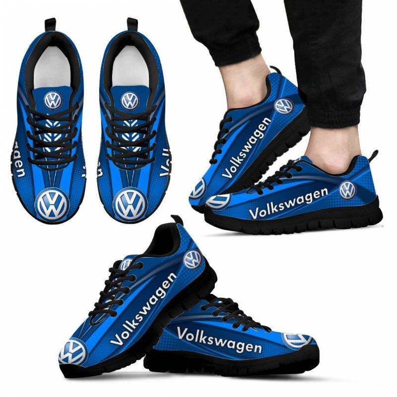 3D Printed Volkswagen NTA Sneakers Ver 3 For Men & Women (Blue)