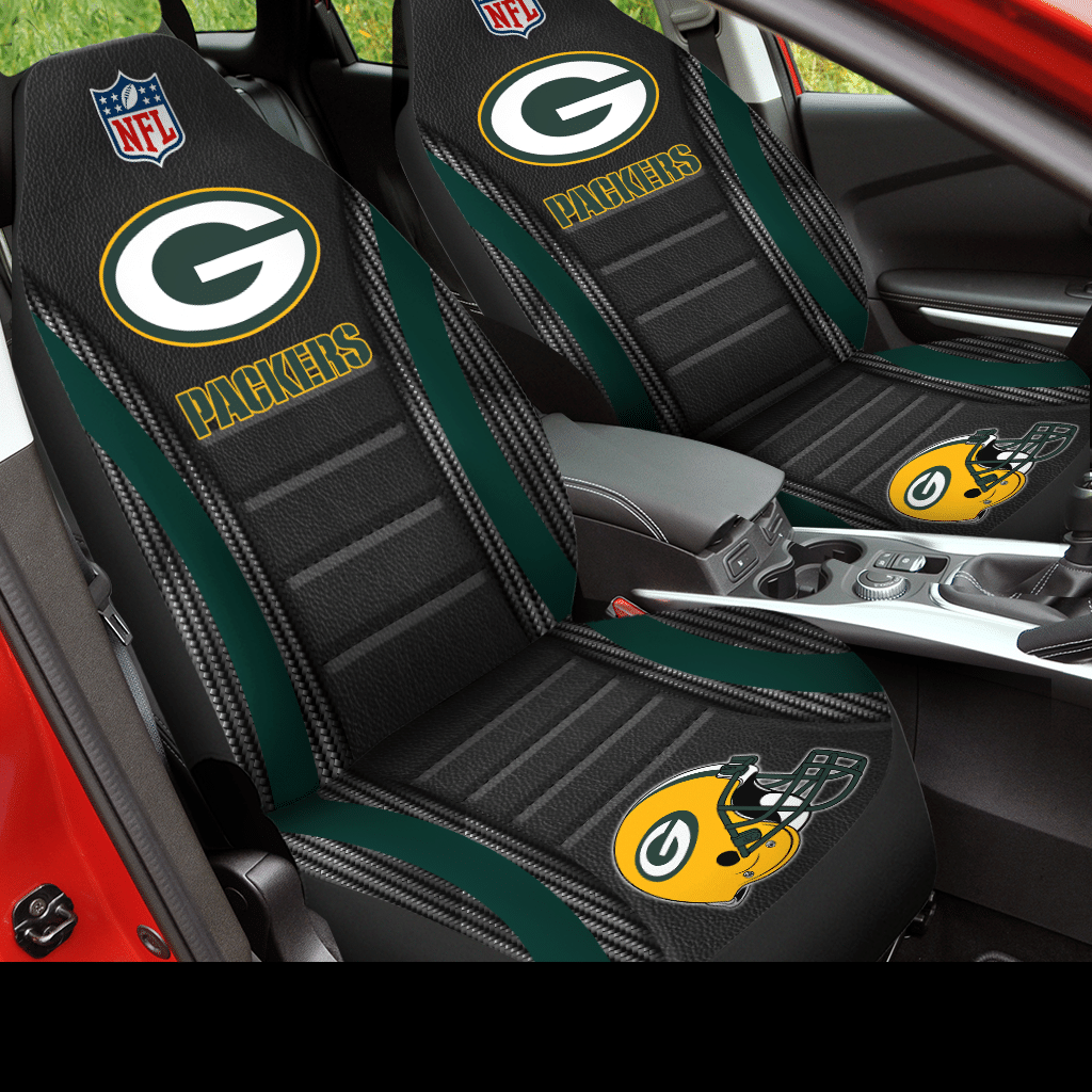 Green Bay Packers Car Seat Covers (Set Of 2) – L1