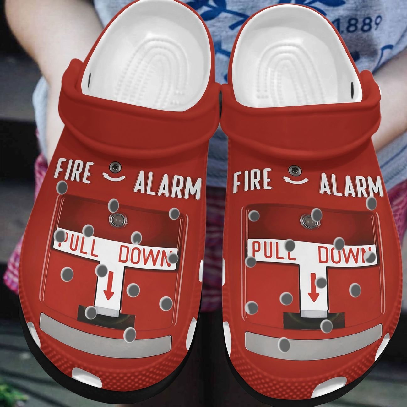 Firefighter Personalized Clog, Custom Name, Text, Color, Number Fashion Style For Women, Men, Kid, Print 3D Firefighter Box