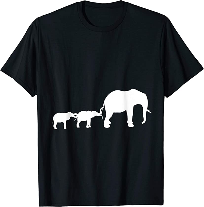 Africa Animal Family Mother Boy Girl Toddler Elephant T-Shirt