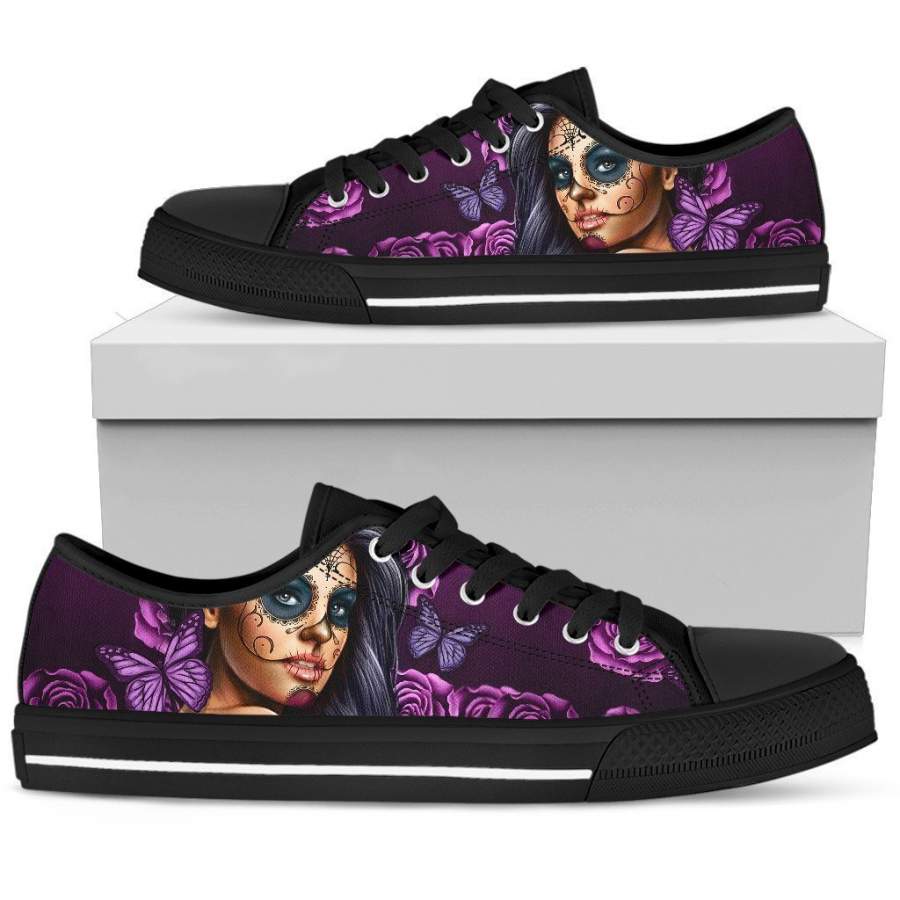 Women’s Low Top Calavira Violet (Black Soles)