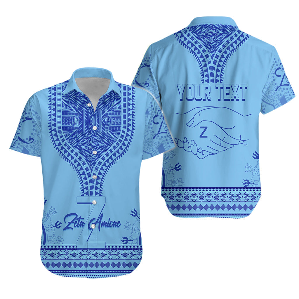 Zeta Amicae Personalised Hawaiian Shirt Dashiki Design Lt7