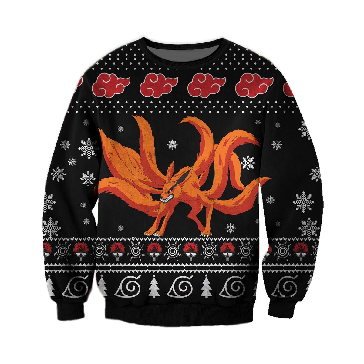 Naruto- Kurama Ugly Christmas Sweater T-Shirt