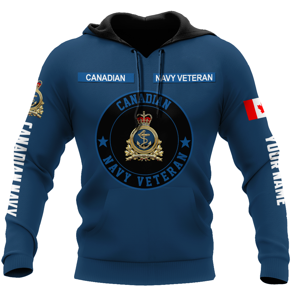 Personalized Name XT Canadian Navy Pullover 3D All Over Printed Shirts DA11032103