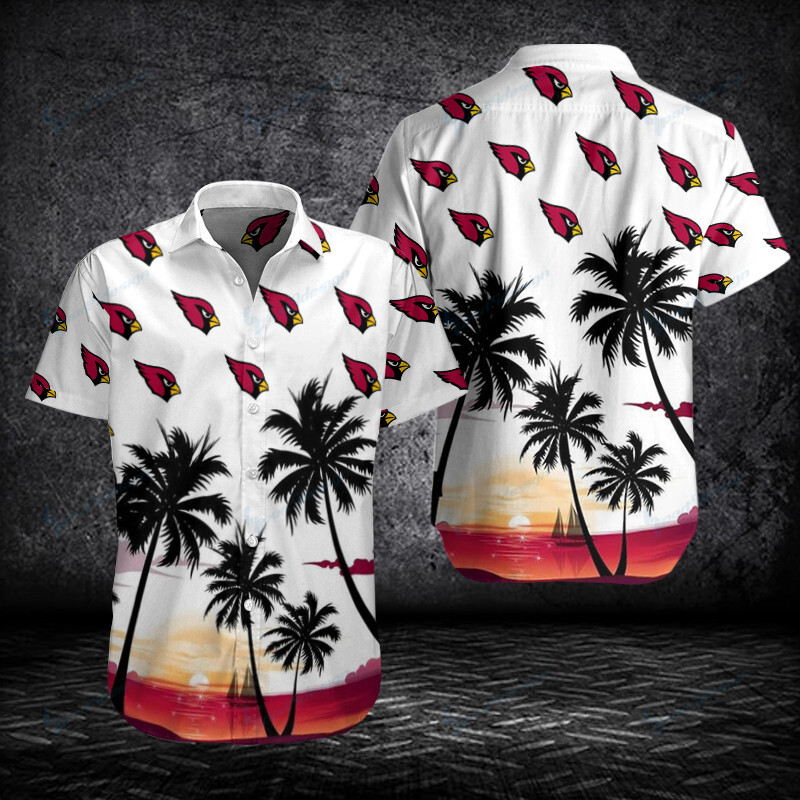 Arizona Cardinals Button Shirt Bg883