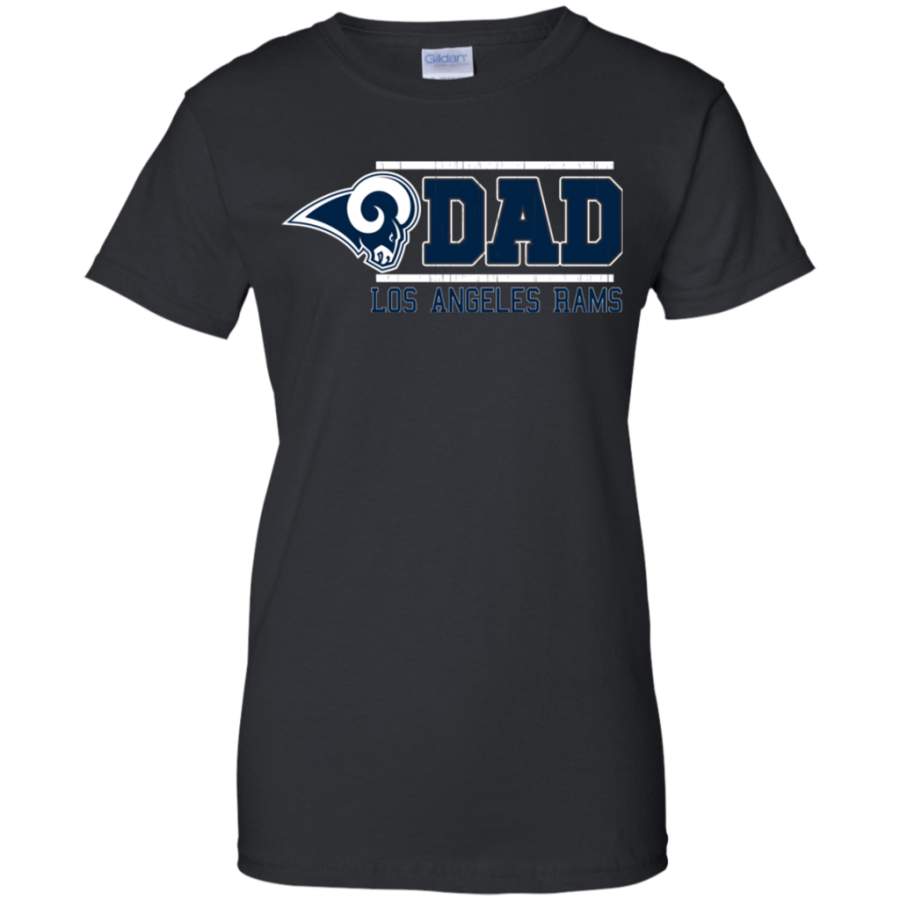 Fabulous Los Angeles Rams Dad – Father’s Day Shirt Ladies’ T-Shirt