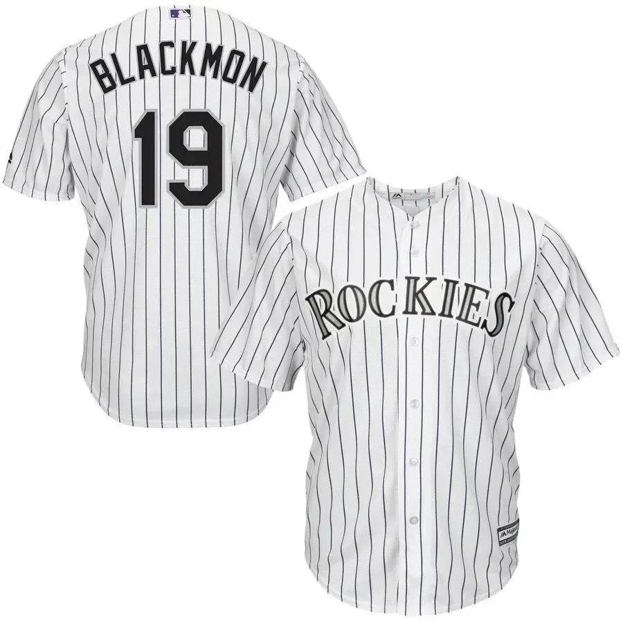 Charlie Blackmon Colorado Rockies Cool Base Player Jersey – White