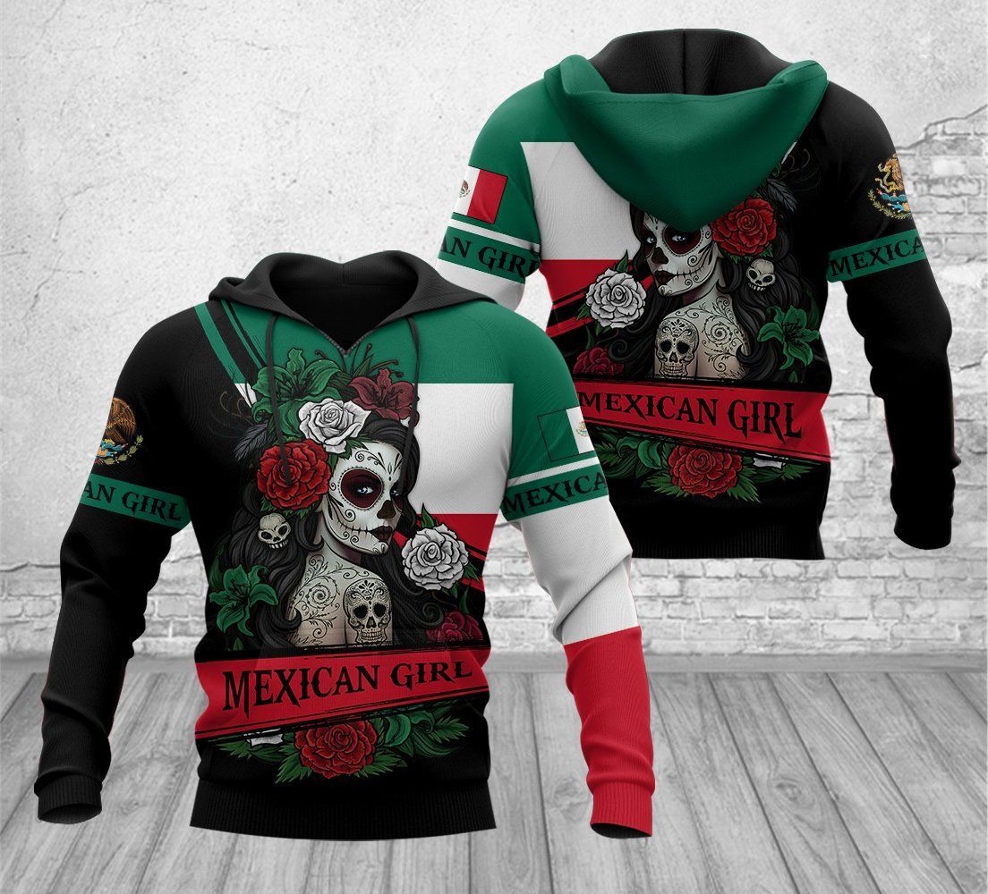 Mexico Mexican Girl All Over Print Us Unisex Size Hoodie