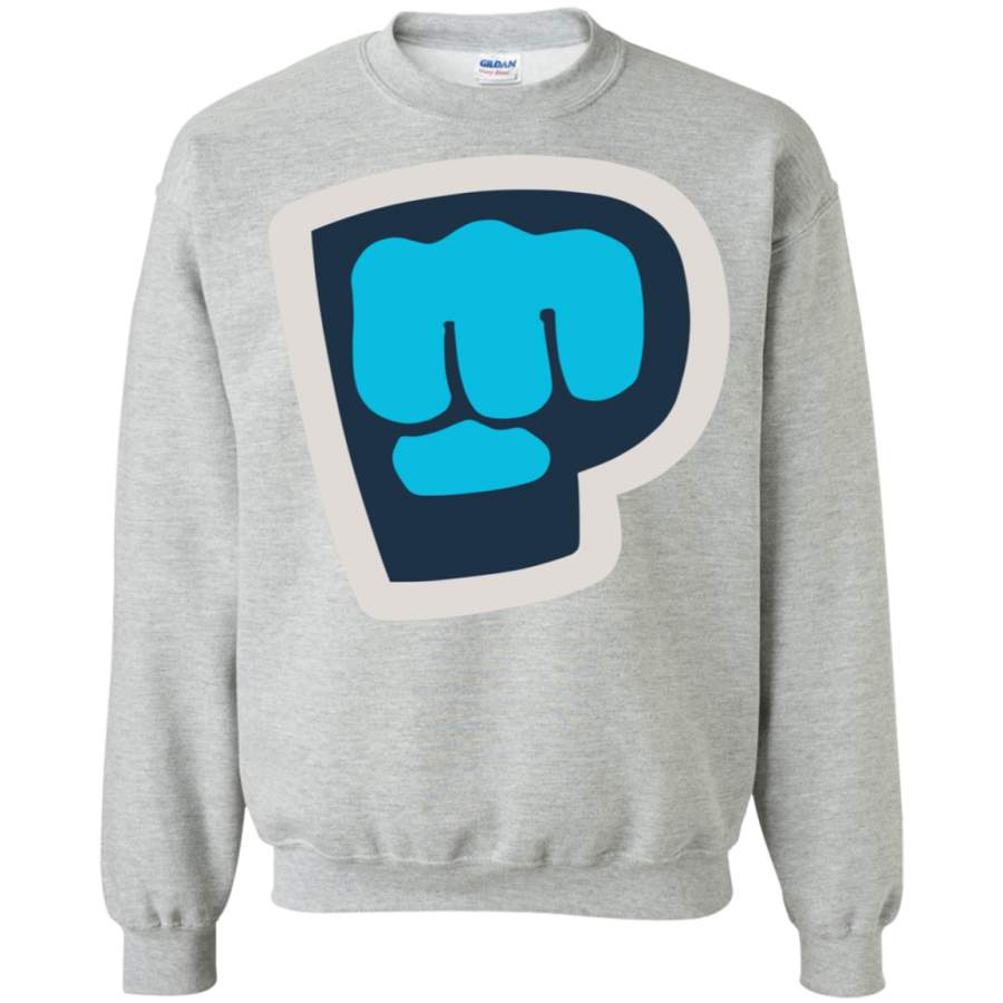 AGR PewDiePie-Logo Crewneck Pullover Sweatshirt