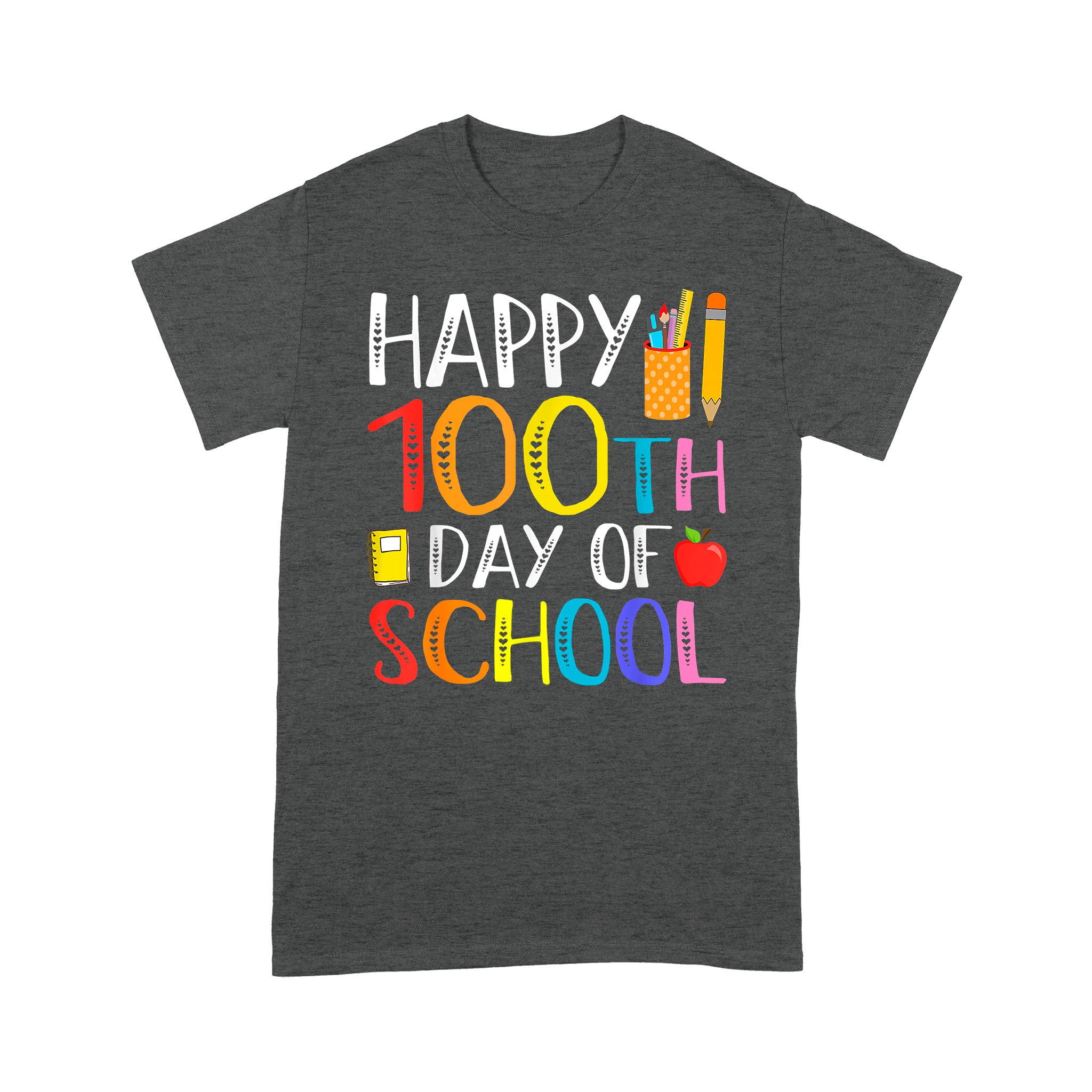 Funny Gift 100 Days Of School Teacher And Student – Standard T-shirt 